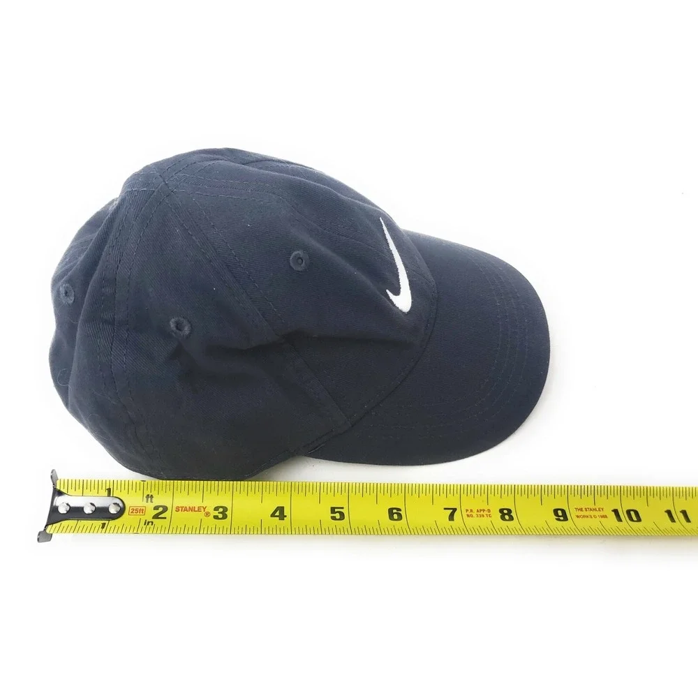 Nike Child's Baseball Cap Hat Adjustable Anthracite Gray/White Swoosh Size 4-7